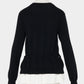 Bijou bra peplum knit  cardigan Black【Delivery in February 2027】