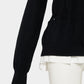 Bijou bra peplum knit  cardigan Black【Delivery in February 2027】