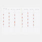 【ほぼ日手帳2027】White handkerchief diary -カズン（A5）サイズ用カバー × 手帳本体 set-【Stock】