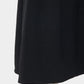 Front ruffle open back dress Black【Delivery in February 2027】