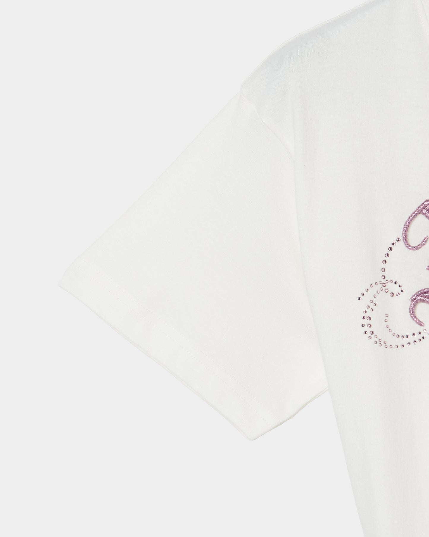 LOVE sparkle T-shirt White × Pink【POPUP先行】