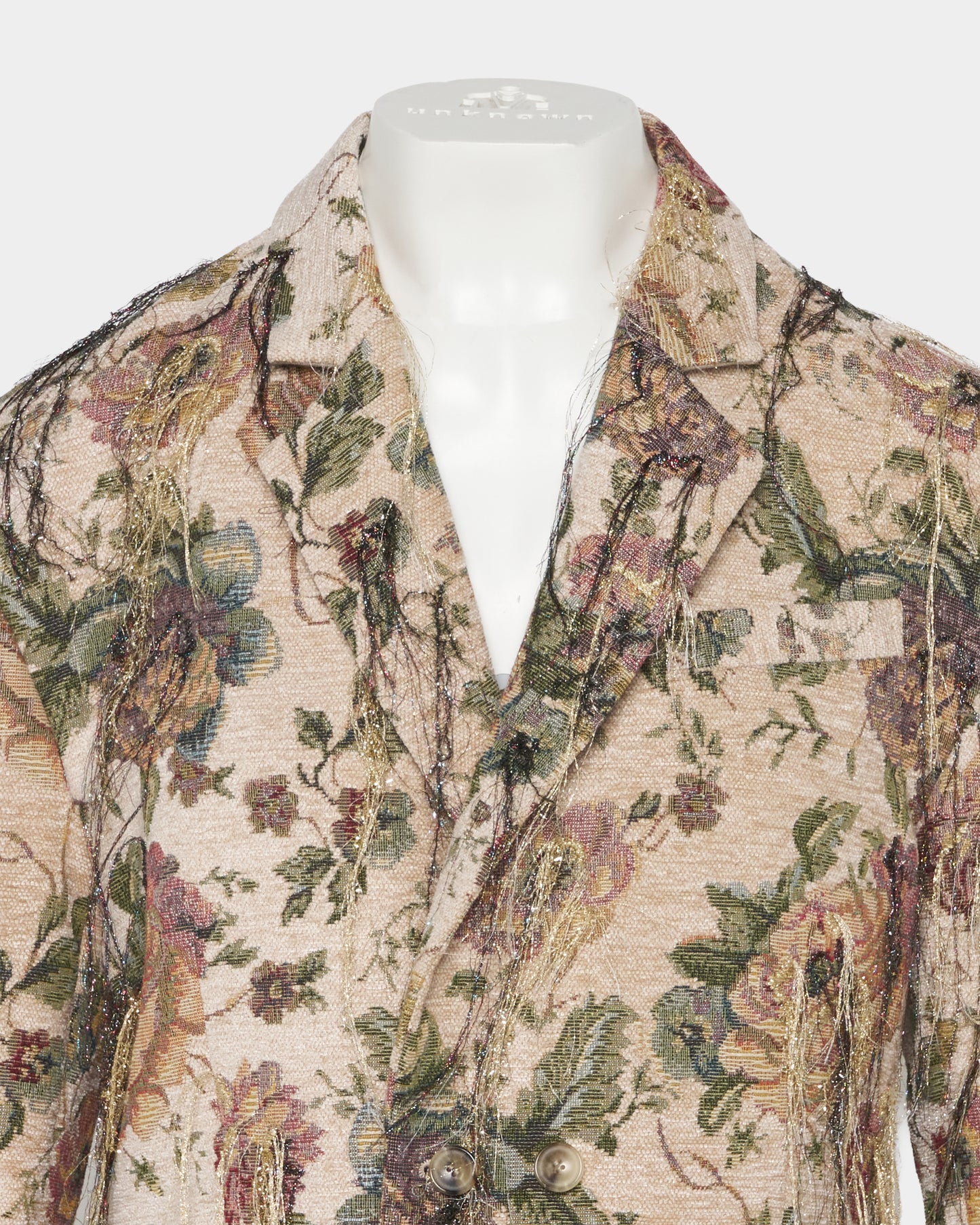 Frolal jacquard fringe jacket One color【Delivery in March 2027】