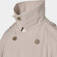 Beads epolette peplum trench jacket Beige【Delivery in January 2027】
