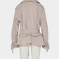 Beads epolette peplum trench jacket Beige【Delivery in January 2027】