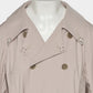 Beads epolette peplum trench jacket Beige【Delivery in January 2027】