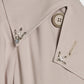 Beads epolette peplum trench jacket Beige【Delivery in January 2027】