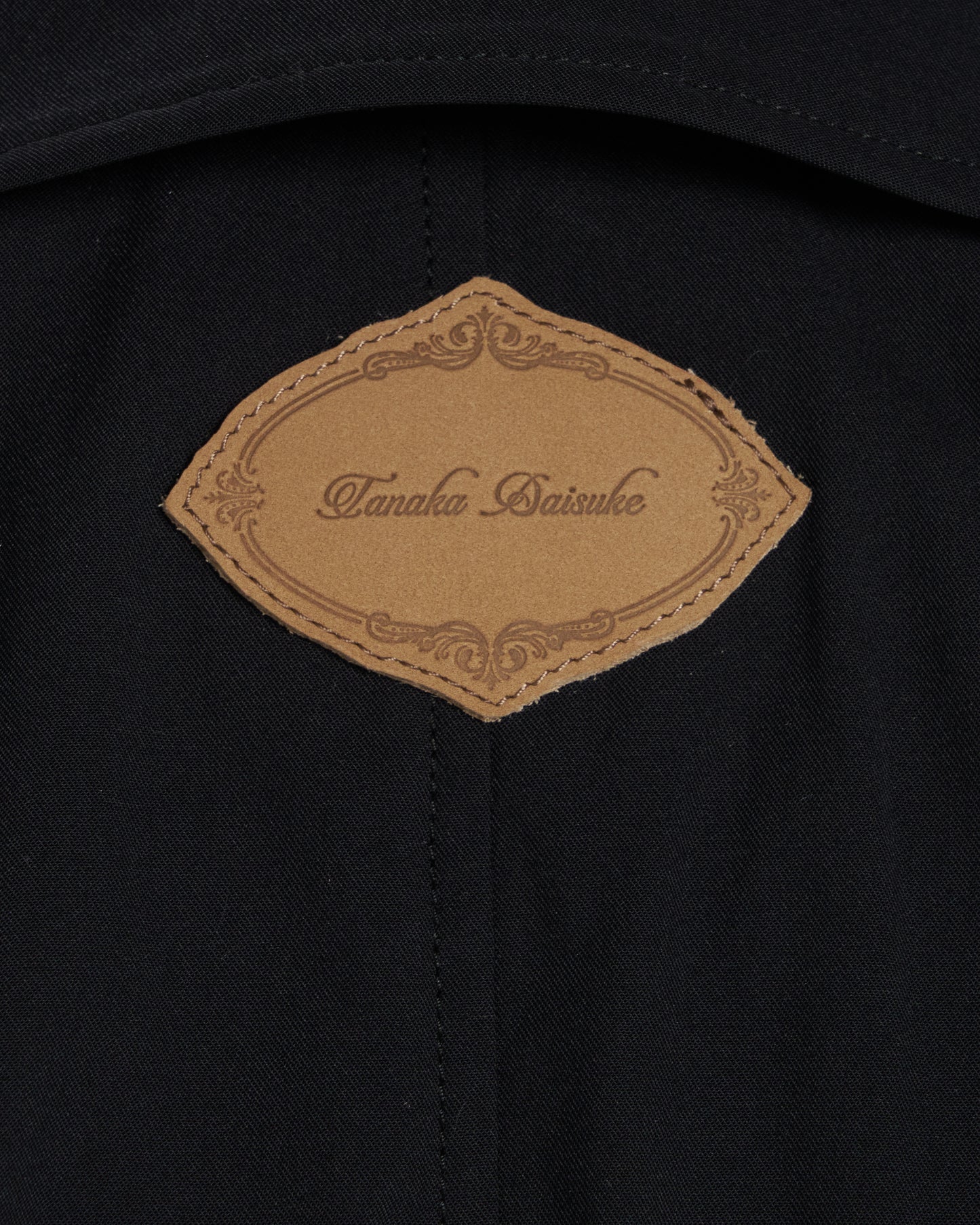 Beads epolette peplum trench jacket Black【Delivery in January 2027】