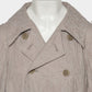punching lace peplum trench jacket Khaki【Delivery in January 2027】