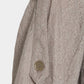 punching lace peplum trench jacket Khaki【Delivery in January 2027】