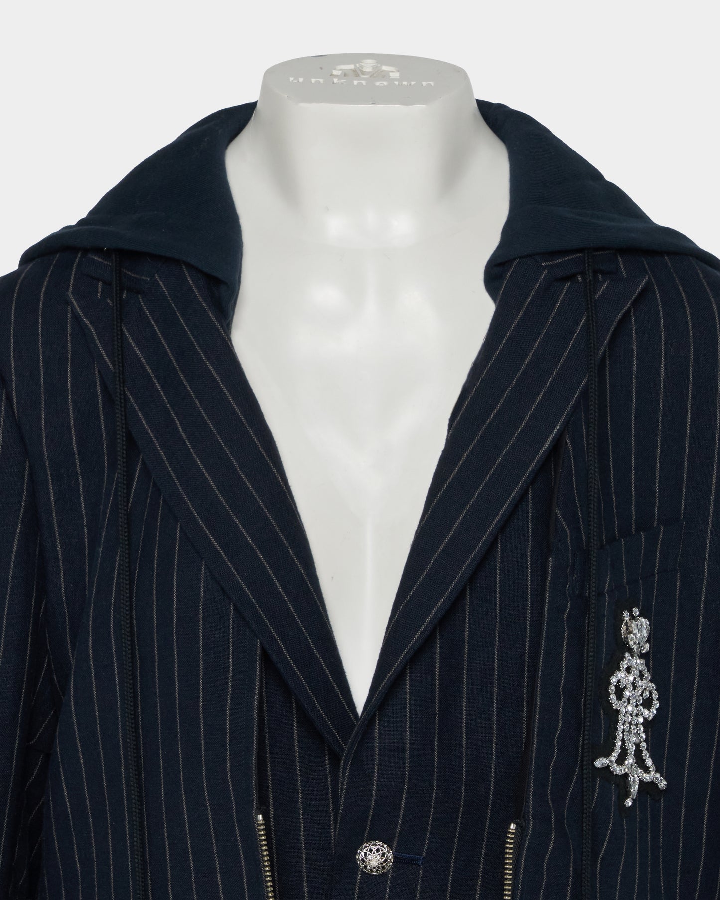 Double layer emblem jacket Navy【Delivery in January 2027】