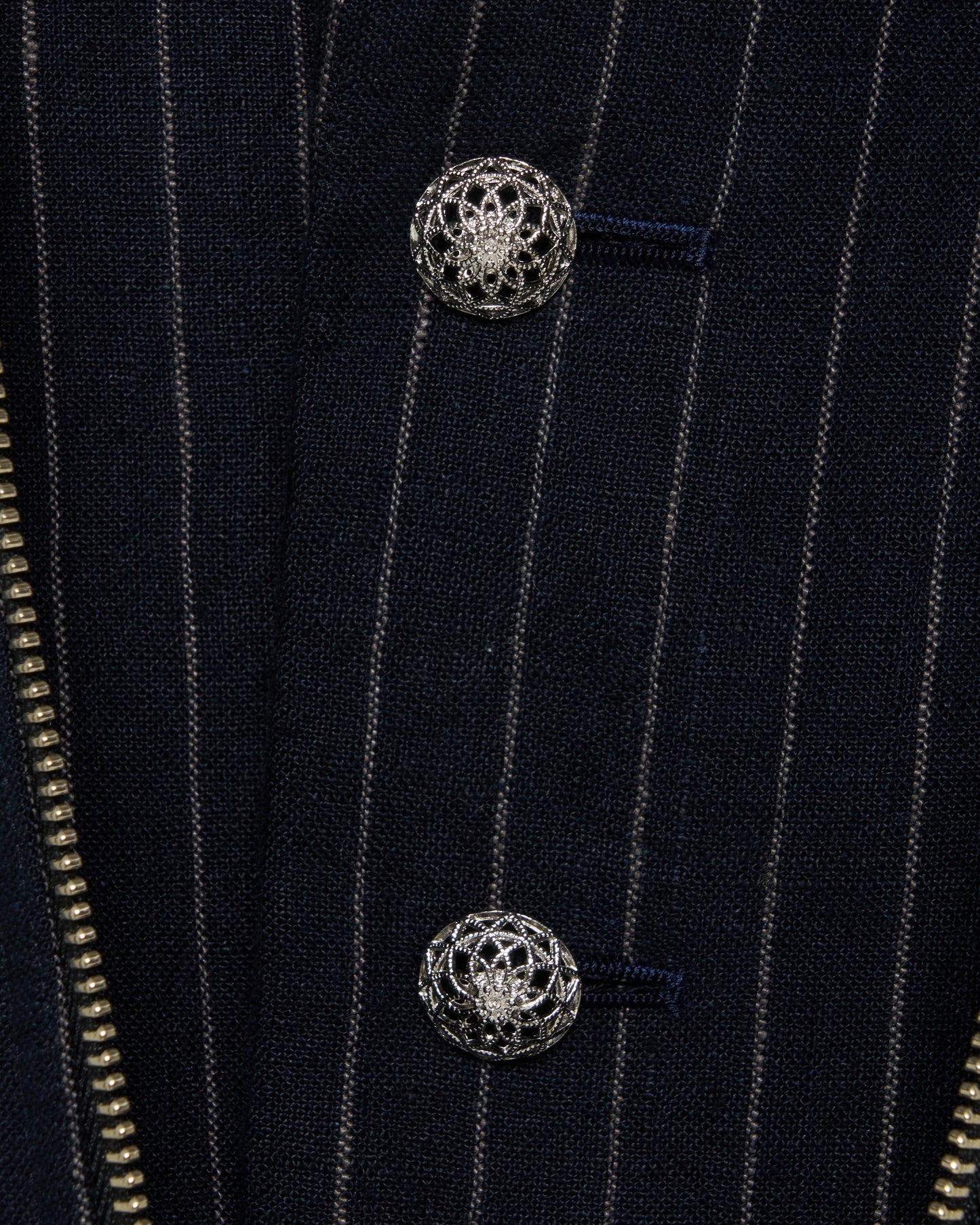 Double layer emblem jacket Navy【Delivery in January 2027】