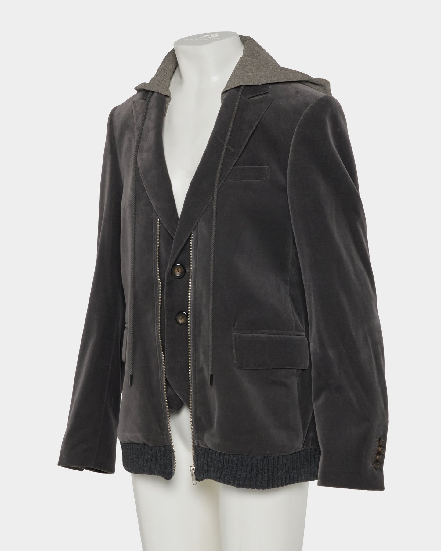 Double layer velvet jacket One color【Delivery in January 2027】