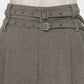 Exposed lining double belt trousers Greige【Delivery in January 2027】