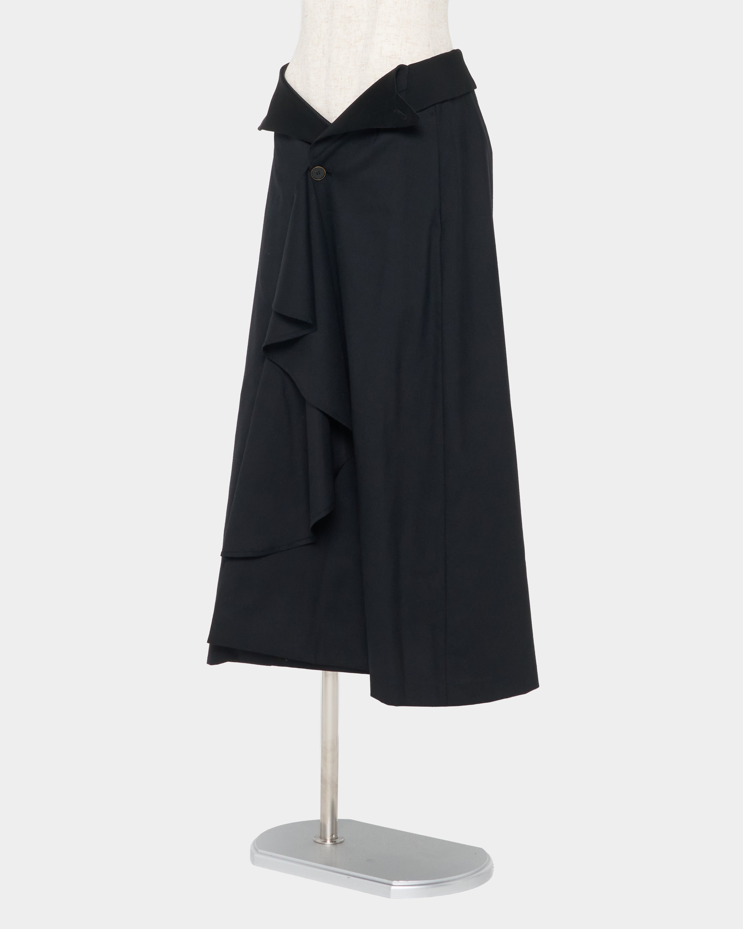 tanakadaisuke(タナカダイスケ)|スカート|Tailored collar skirt Black