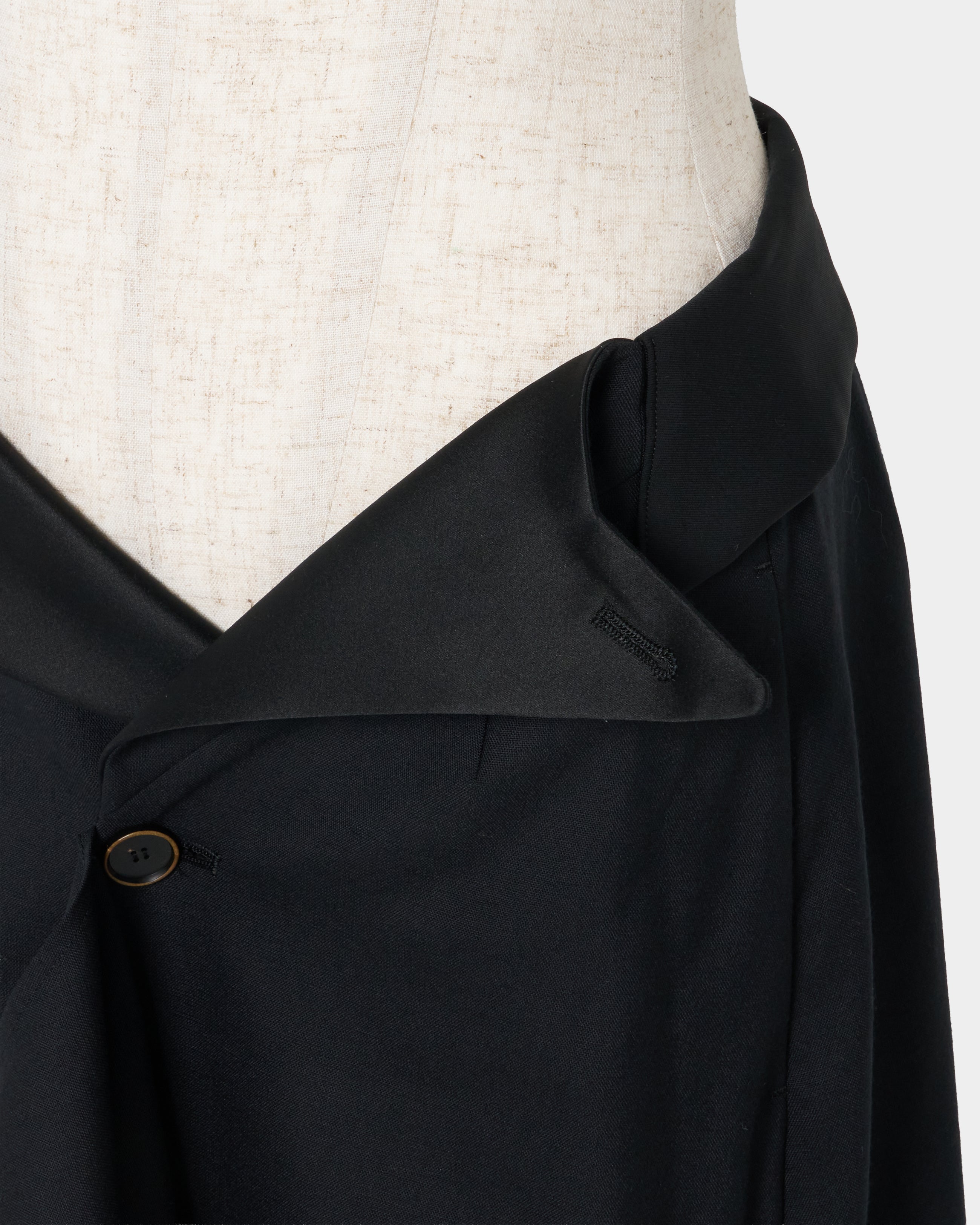 tanakadaisuke(タナカダイスケ)|スカート|Tailored collar skirt Black