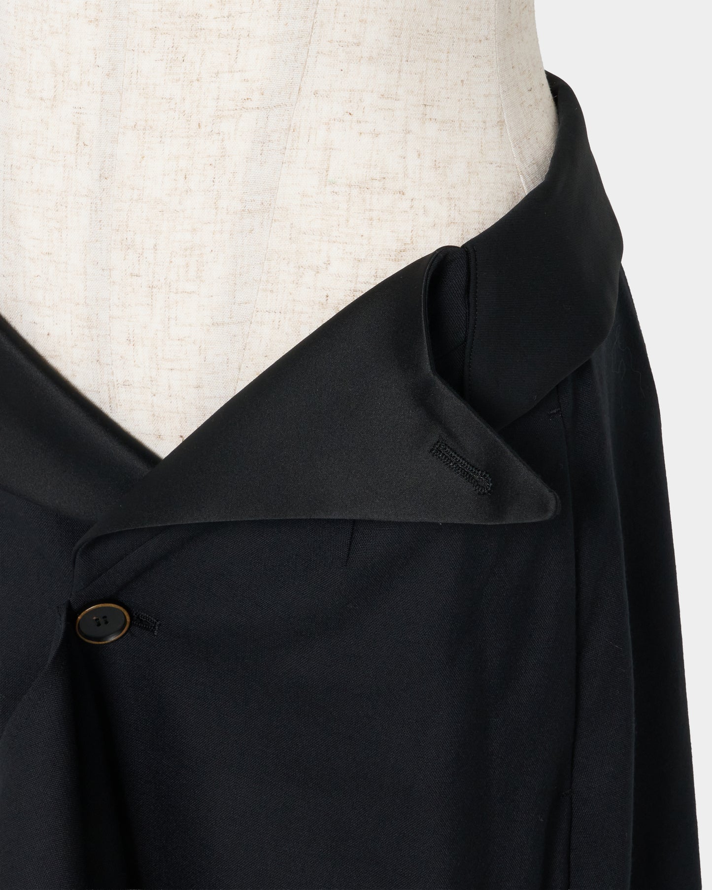 Tailored collar skirt Black【Delivery in March 2027】