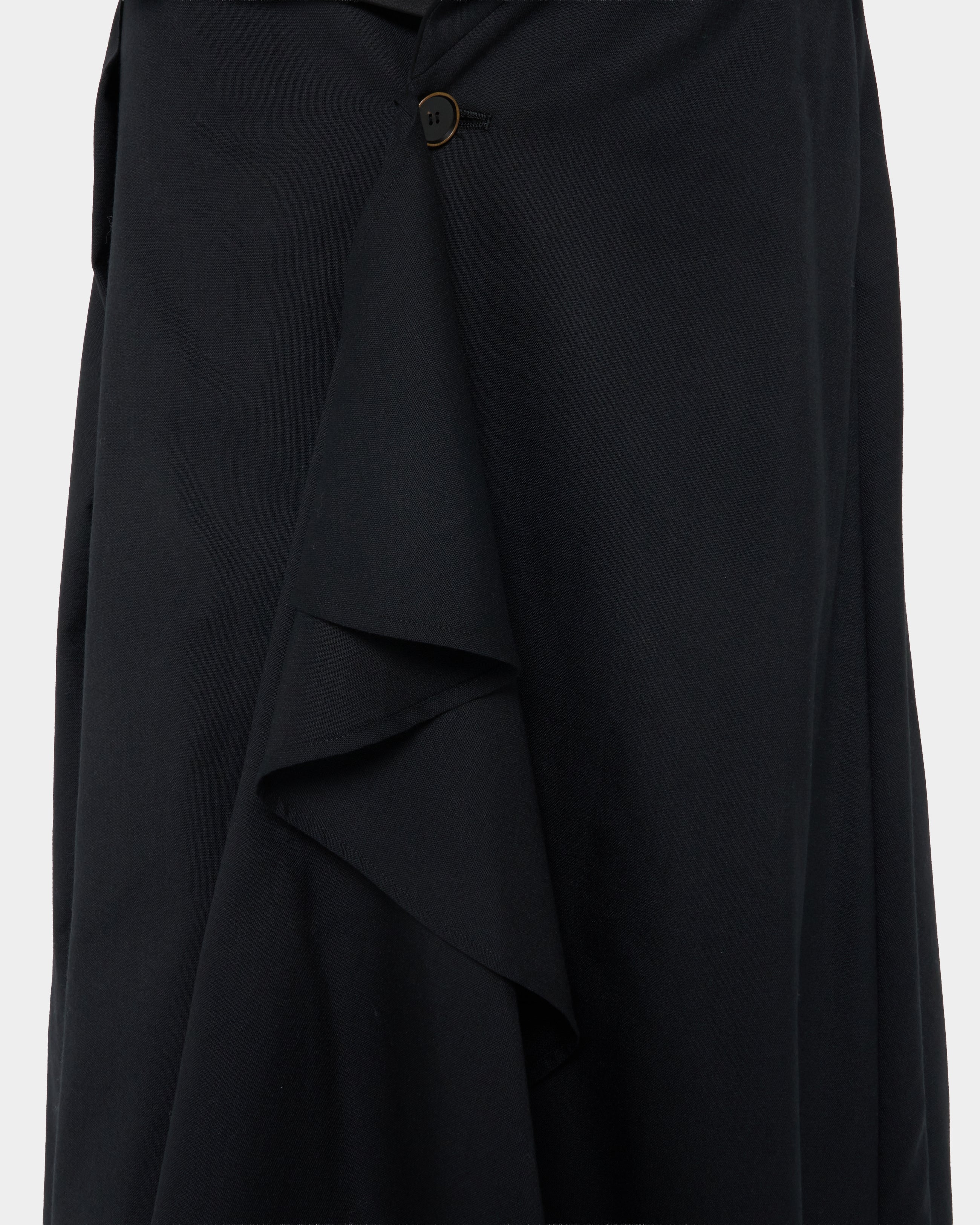tanakadaisuke(タナカダイスケ)|スカート|Tailored collar skirt Black