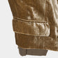 Stripe lining panne velvet jacket mustard【Delivery in January 2027】