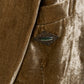 Stripe lining panne velvet jacket mustard【Delivery in January 2027】