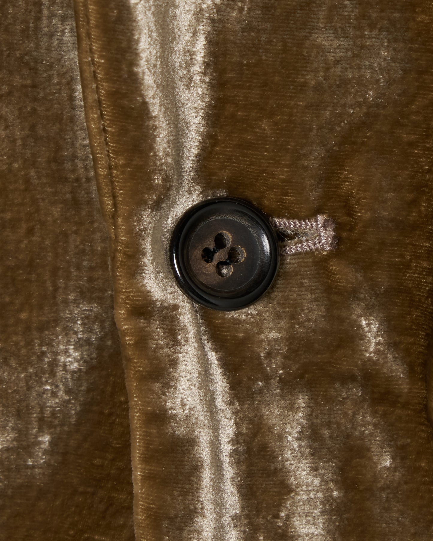 Stripe lining panne velvet jacket mustard【Delivery in January 2027】