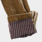 Stripe lining panne velvet jacket mustard【Delivery in January 2027】