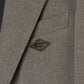 Stripe lining cropped jacket Greige【Delivery in January 2027】