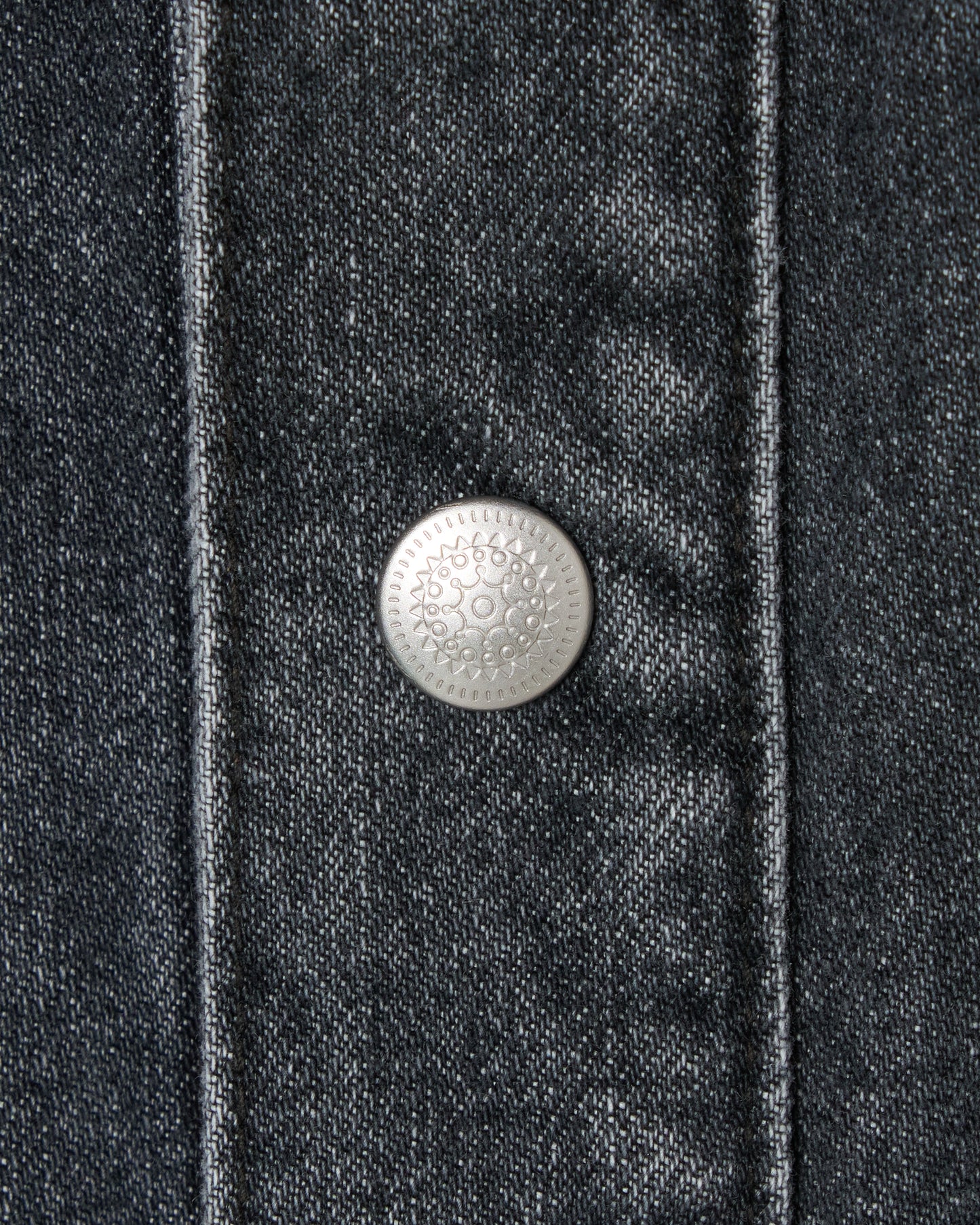 Letter pocket denim jacket Black【Delivery in February 2027】