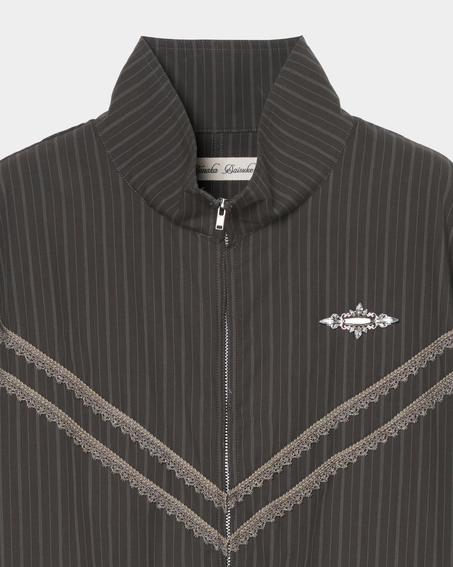 bijou logo stripe drawstring blouson【Delivery in January 2027】