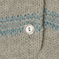 Lace border knit polo shirt Gray【Delivery in January 2027】