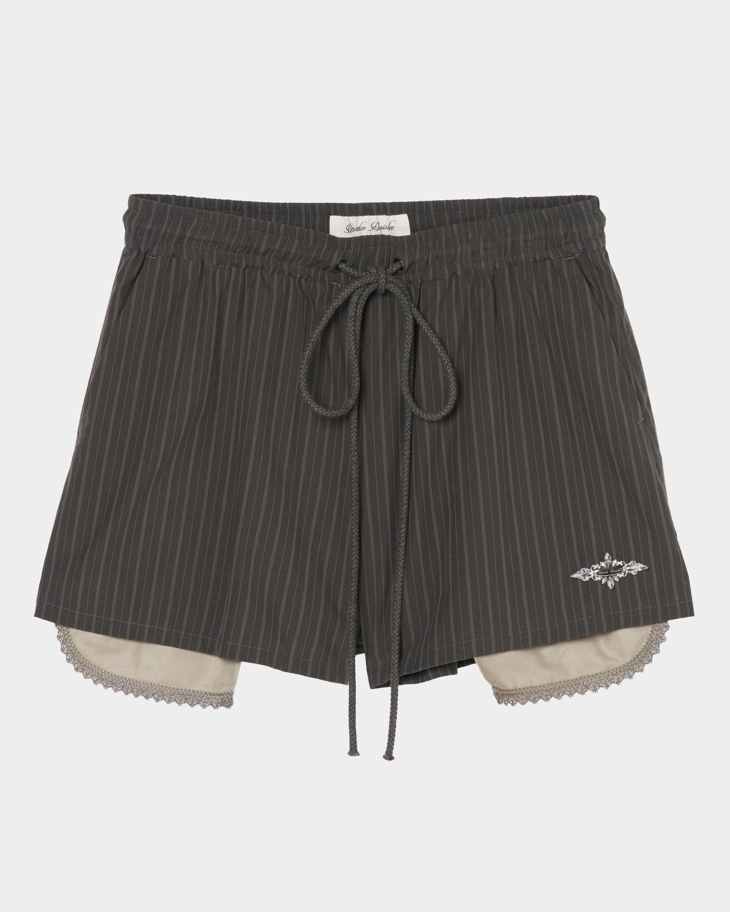 bijou logo stripe shorts【Delivery in January 2027】