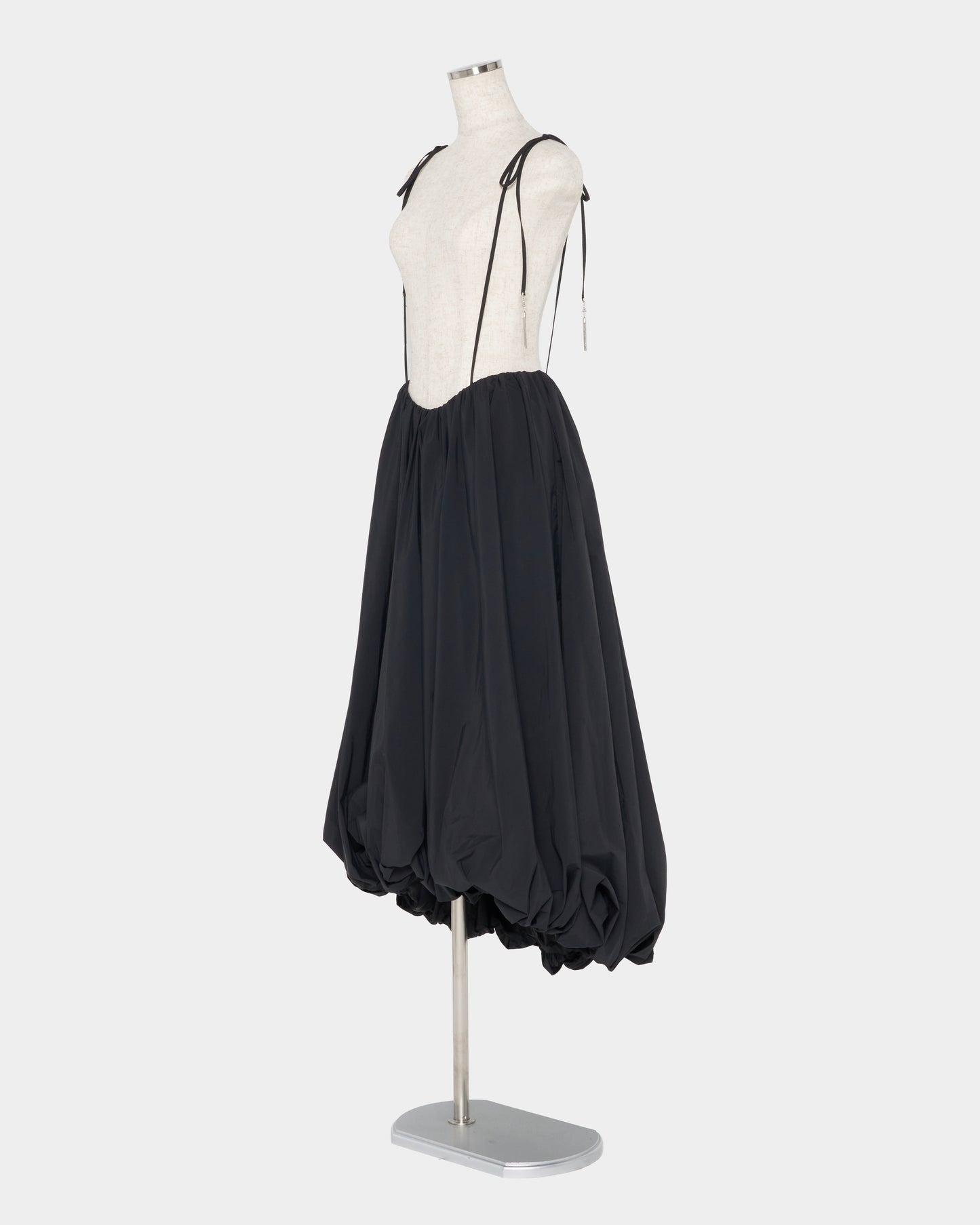chain tassel ballon skirt Black【Delivery in February 2027】