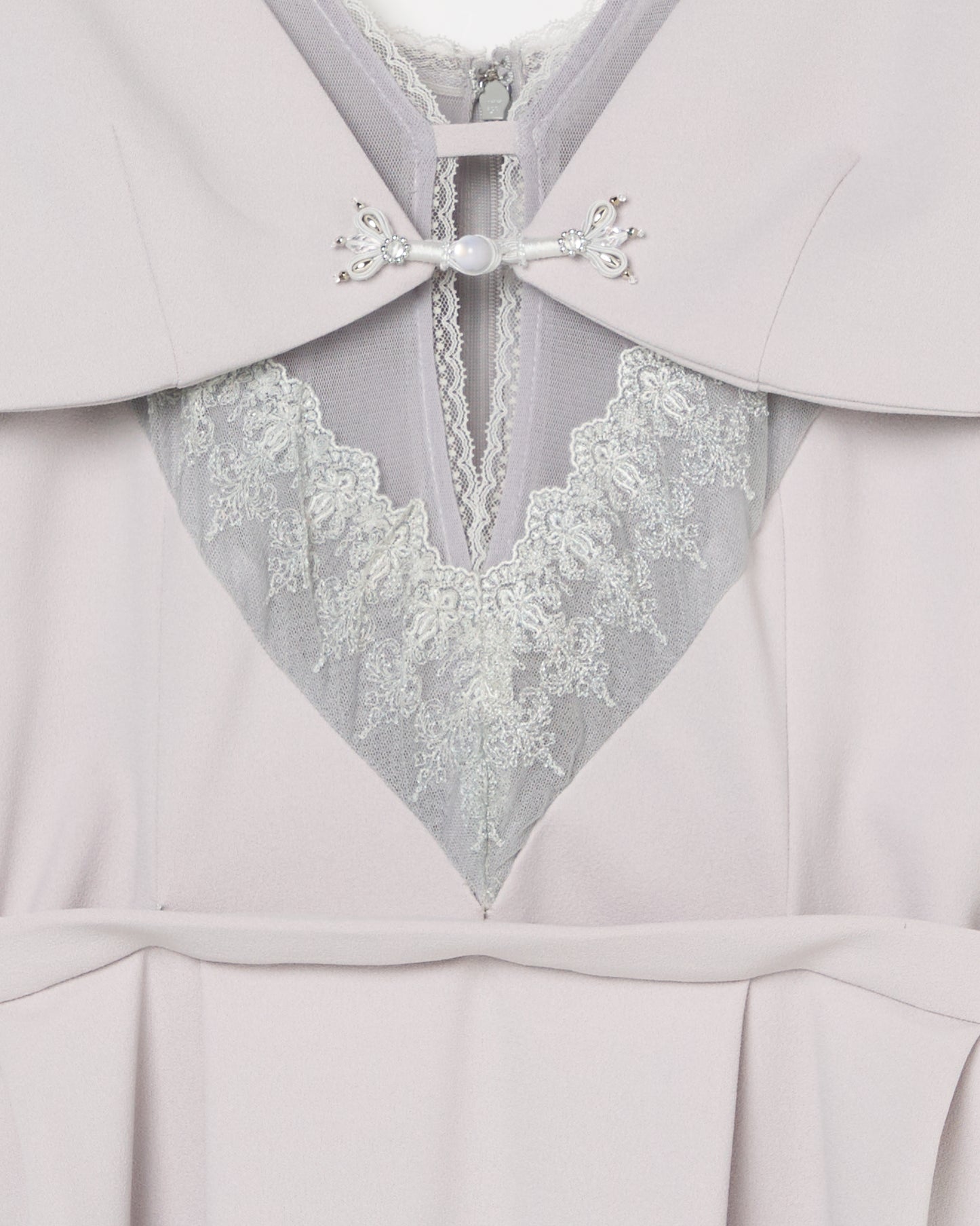 layered bra jersey cami one-piece Ash gray【Delivery in February 2026】