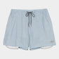 bijou logo check shorts Blue【Delivery in January 2027】