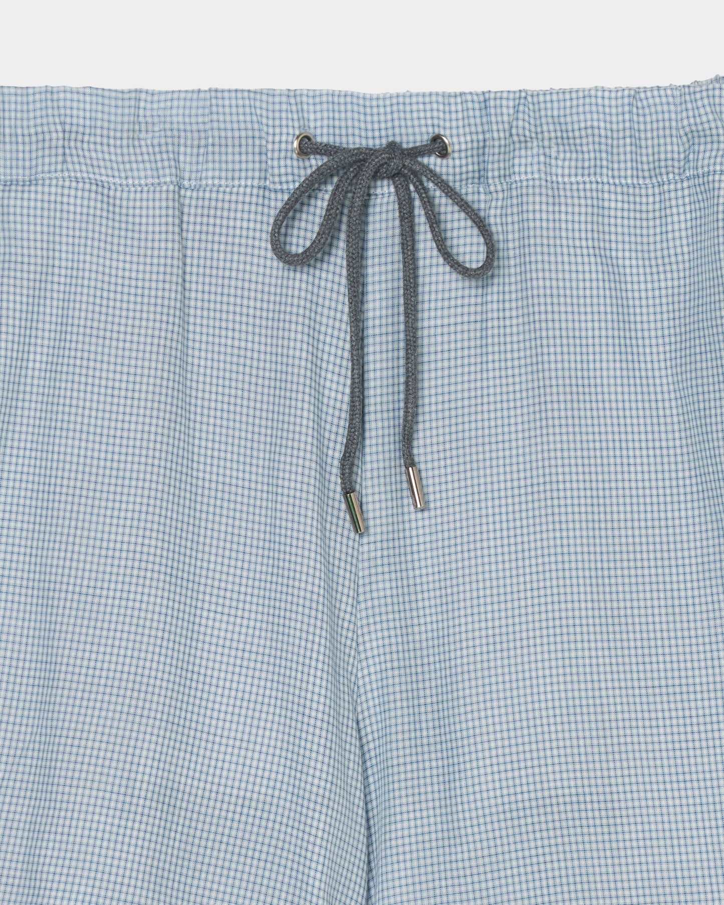bijou logo check shorts Blue【Delivery in January 2027】