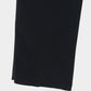 Leather patch one-tuck trousers Black【Delivery in January 2027】