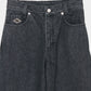 Letter pocket denim pants Black【Delivery in February 2027】
