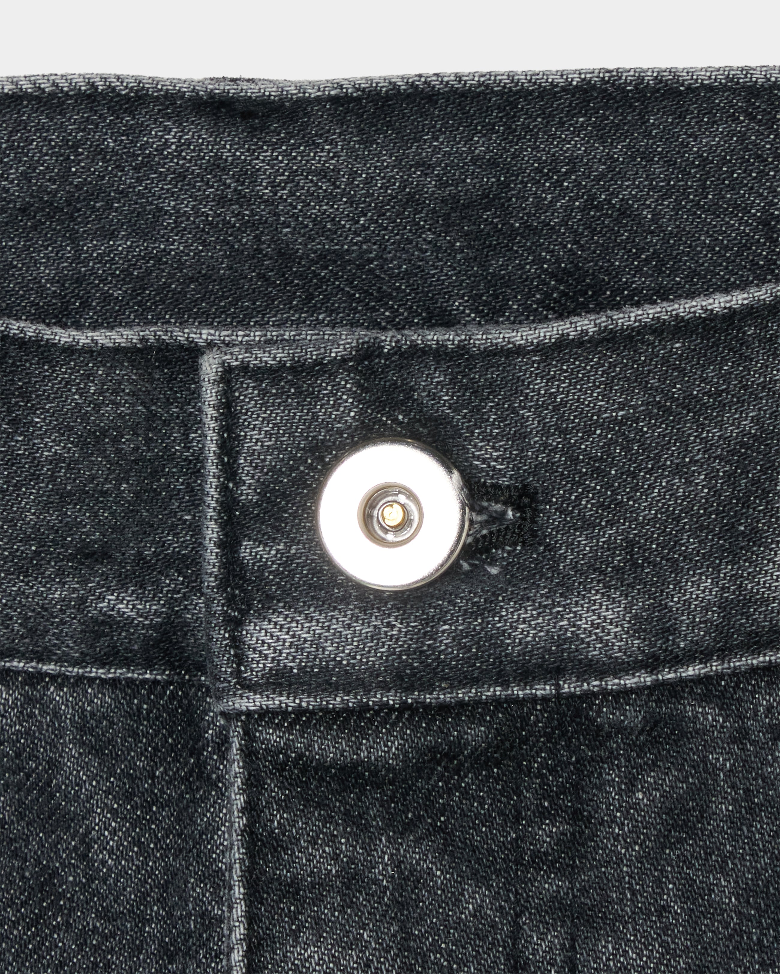 tanakadaisuke(タナカダイスケ)|パンツ|Botanical bijou denim pants Black