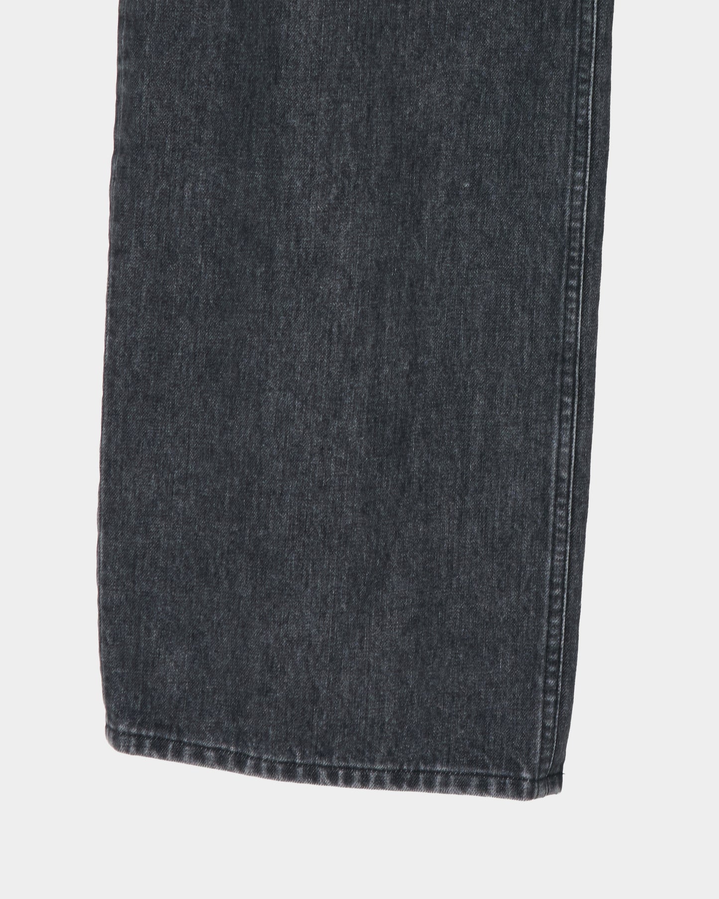 Letter pocket denim pants Black【Delivery in February 2027】