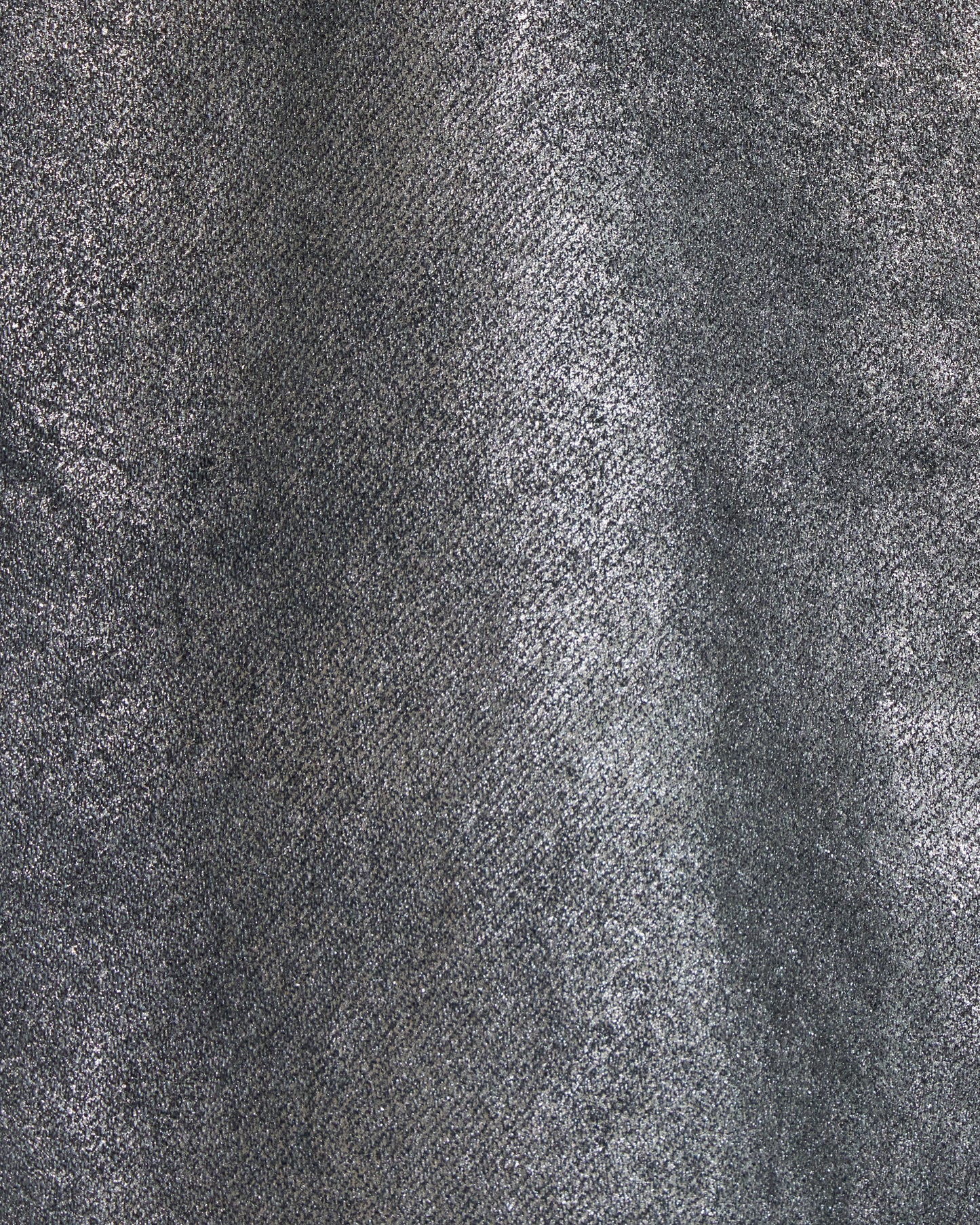 Silver foil print letter pocket denim pants Black【Delivery in February 2027】