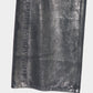 Silver foil print letter pocket denim pants Black【Delivery in February 2027】