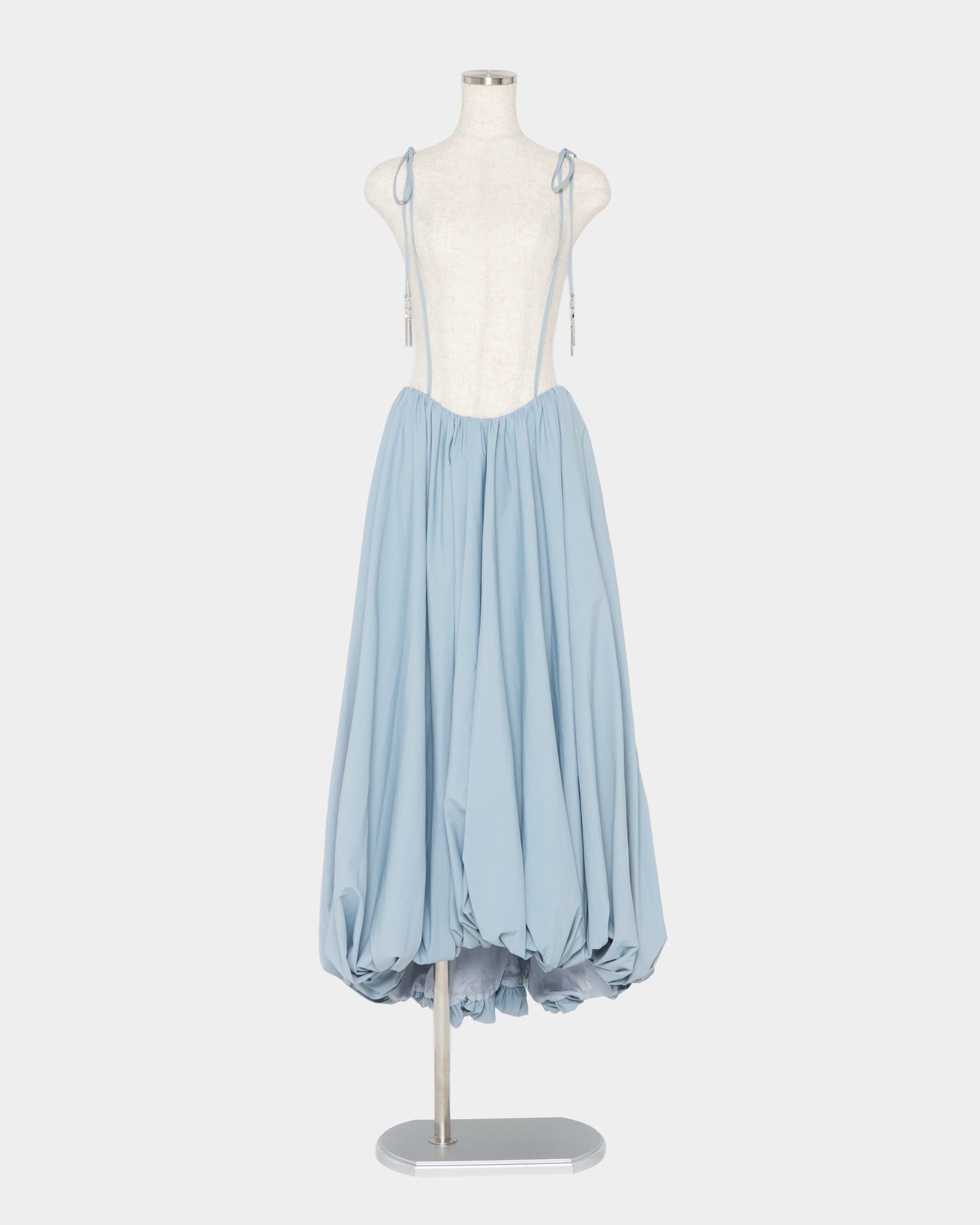 chain tassel ballon skirt Sax【Delivery in February 2027】