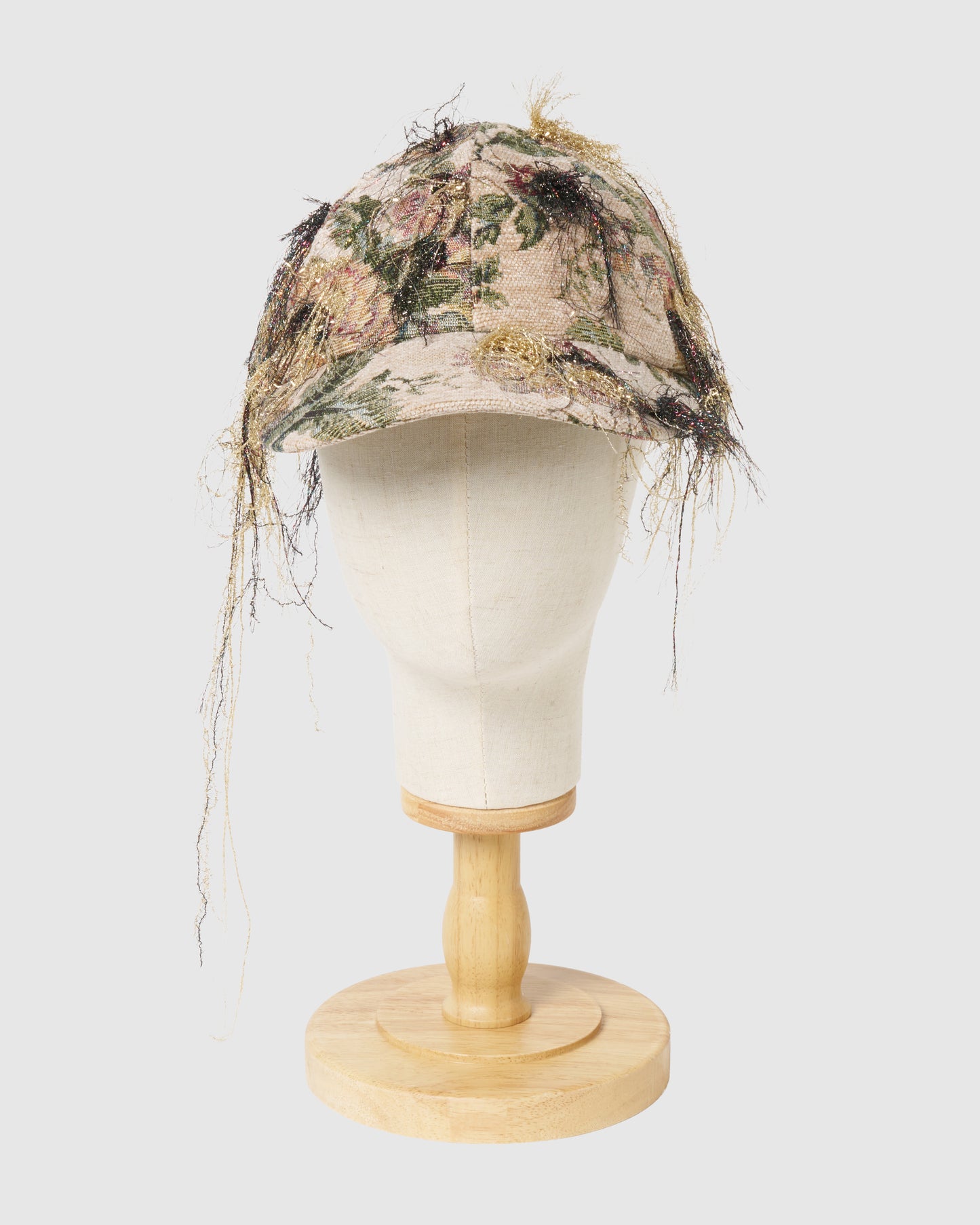 Frolal jacquard fringe cap【Delivery in March 2027】