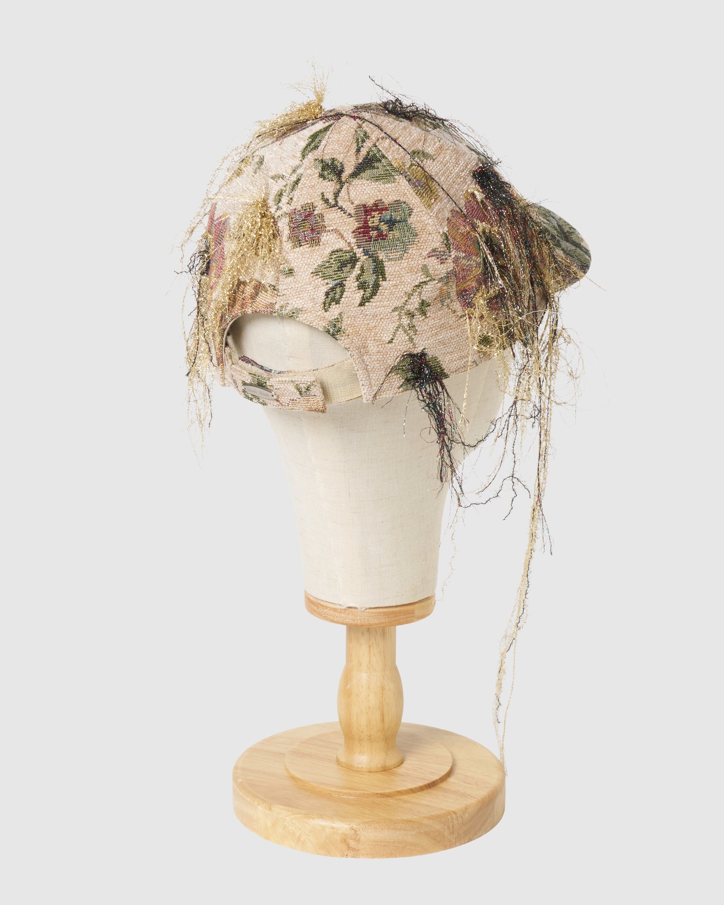 Frolal jacquard fringe cap【Delivery in March 2027】
