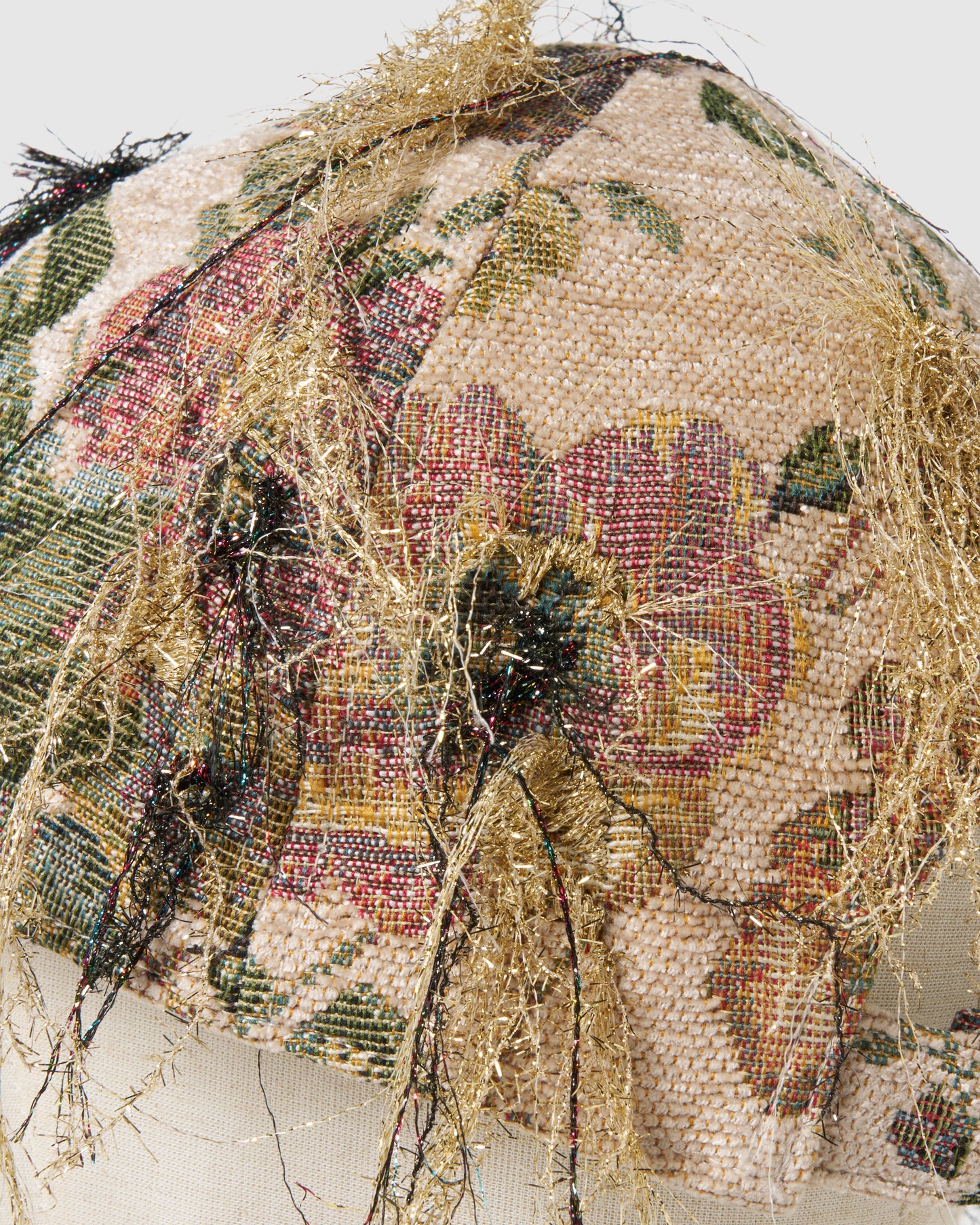 Frolal jacquard fringe cap【Delivery in March 2027】