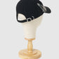Silver crystal bijou wing cap Black【Delivery in March 2027】
