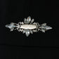Silver crystal bijou wing cap Black【Delivery in March 2027】