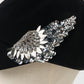 Silver crystal bijou wing cap Black【Delivery in March 2027】