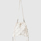 cross tulle drawstring bag【Delivery in March 2027】