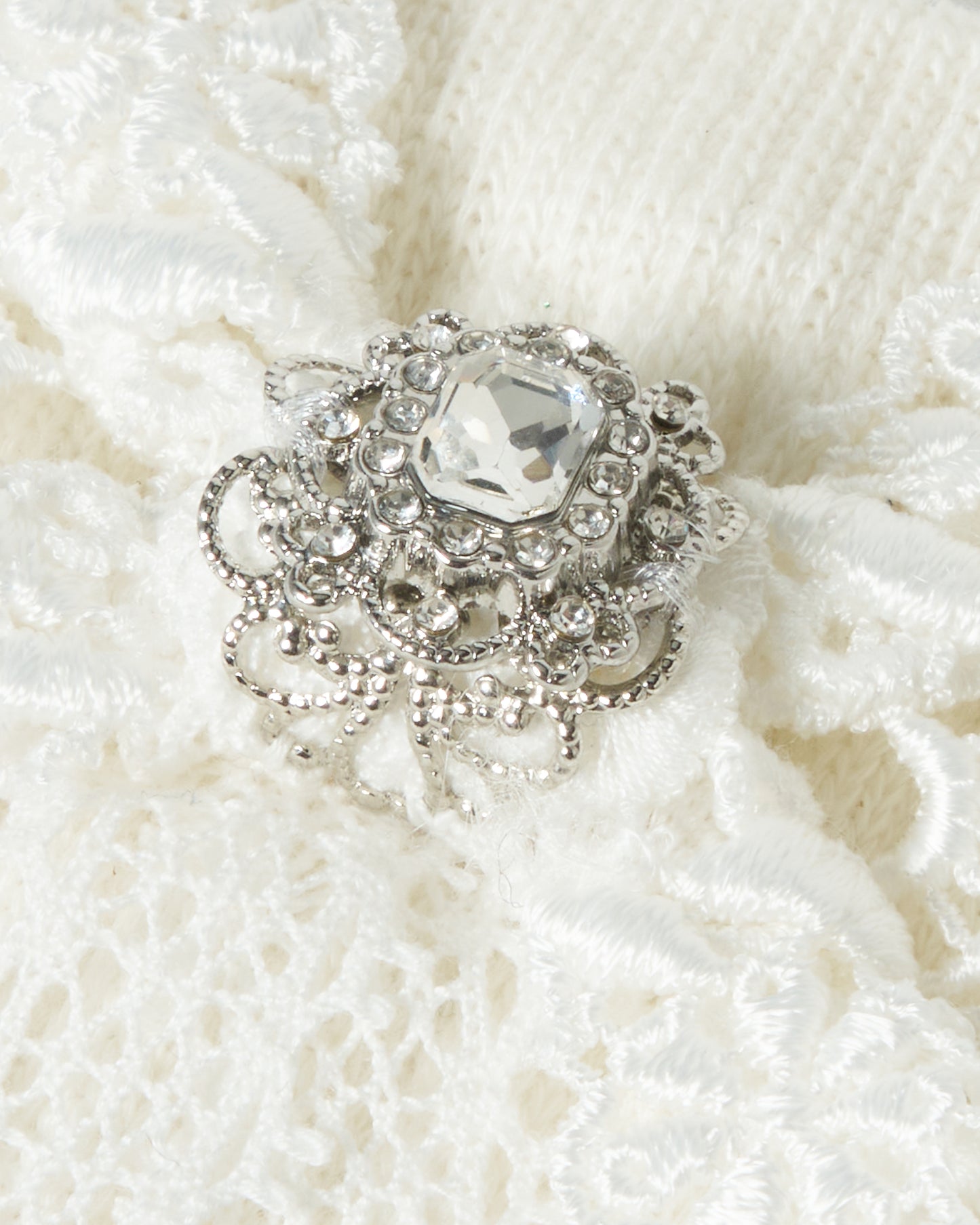 ribbon lace socks White【Delivery in February 2027】