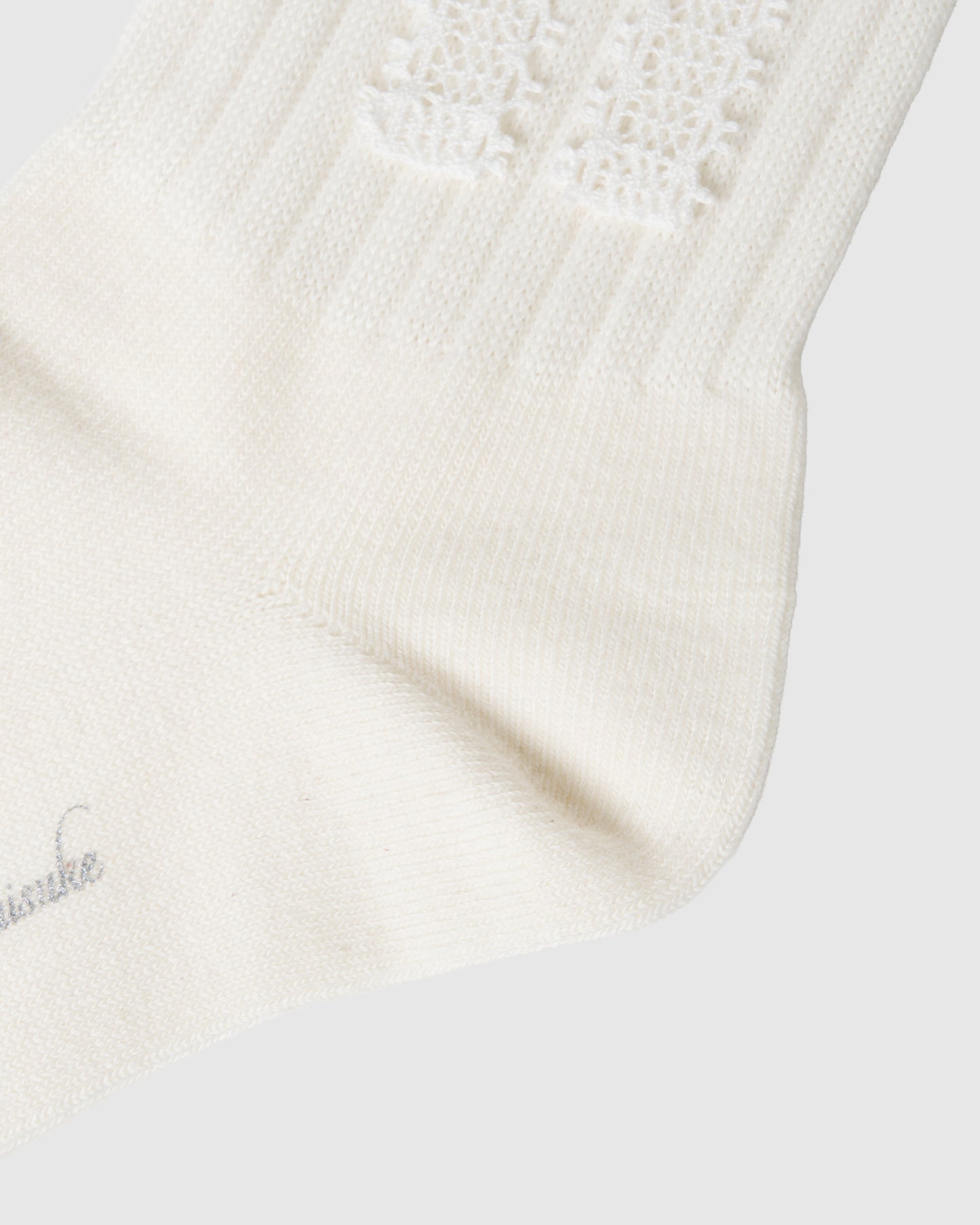 ribbon lace socks White【Delivery in February 2027】